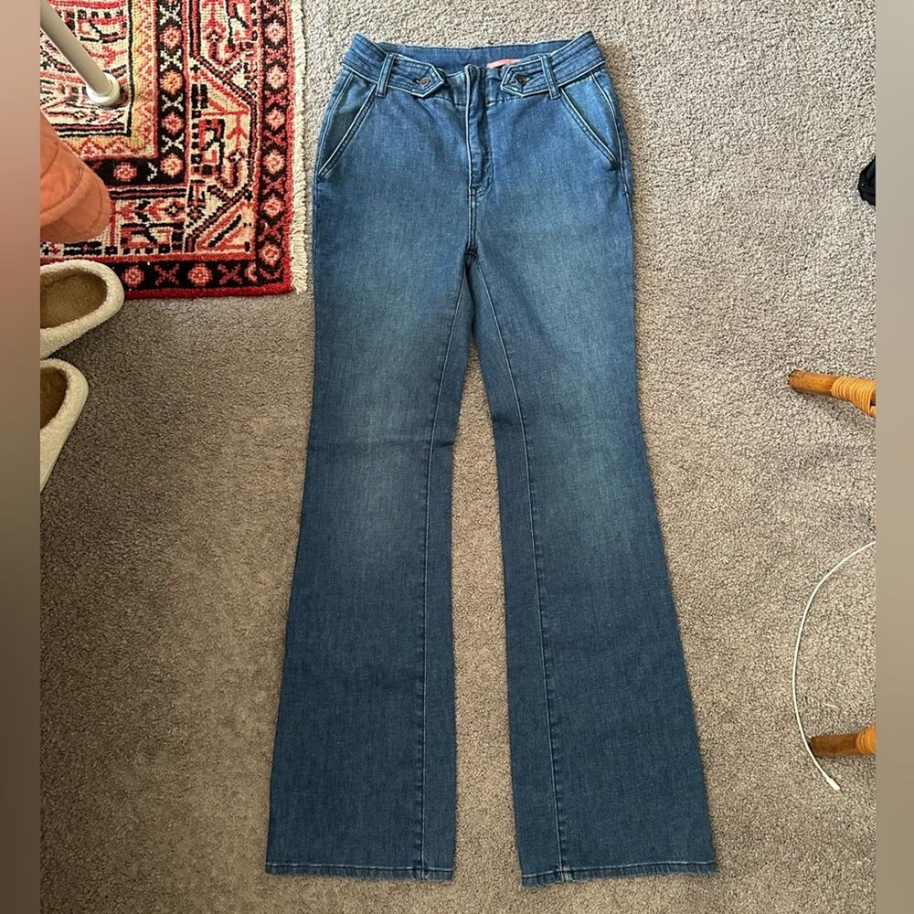 Pilcro The Kit High Rise Wide Leg Jeans